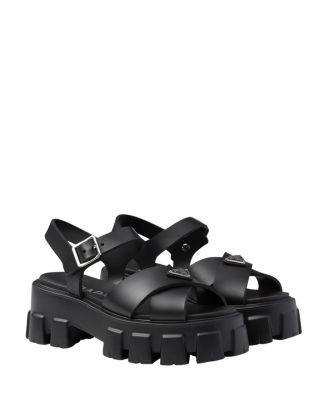 Prada Women's Monolith Rubber Sandals