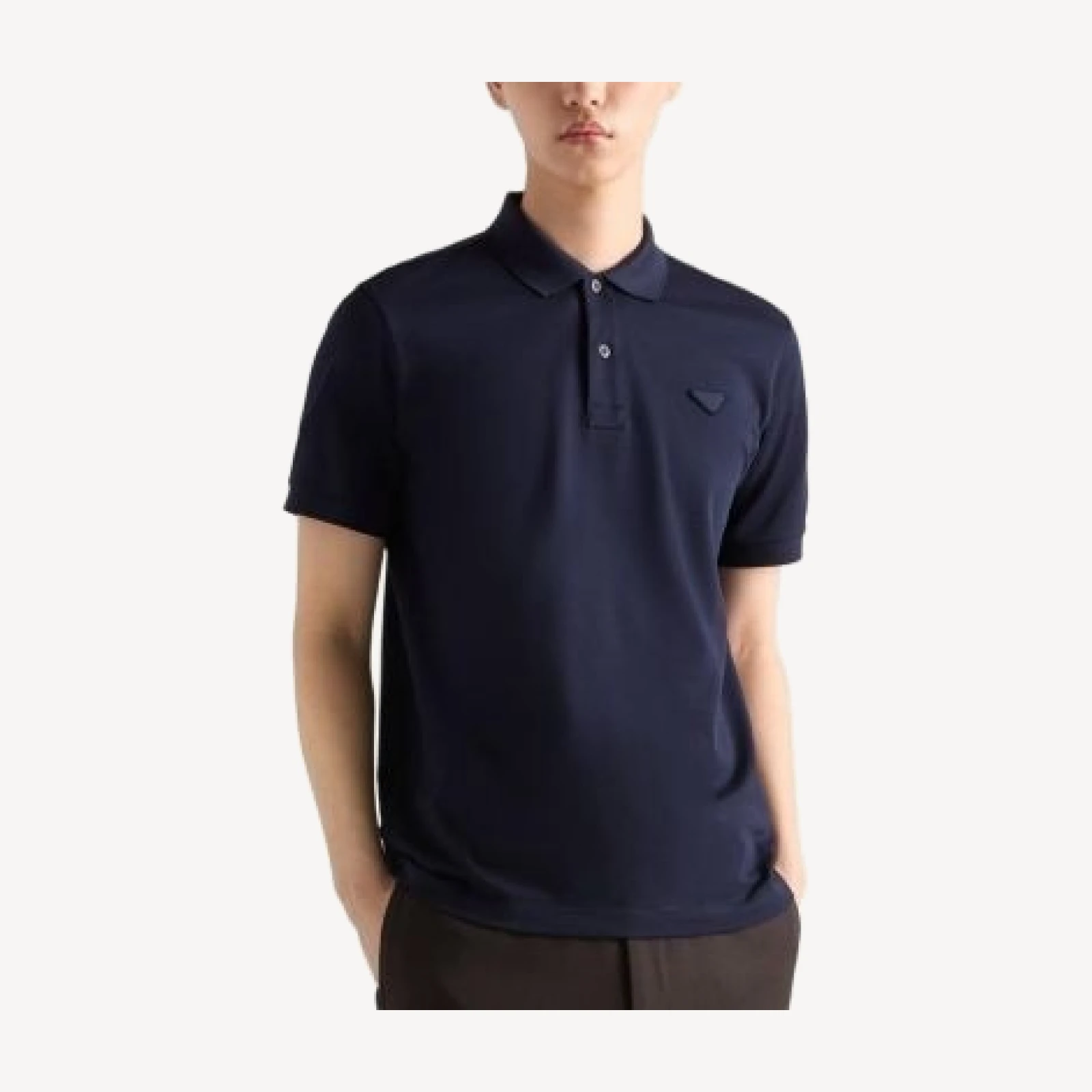 Prada Pique Polo Shirt
