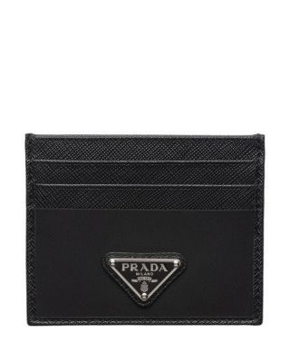 Prada Re-Nylon and Saffiano Leather Card Holder
