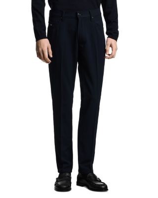 Emporio Armani Regular Fit Stretch Cannette Trousers