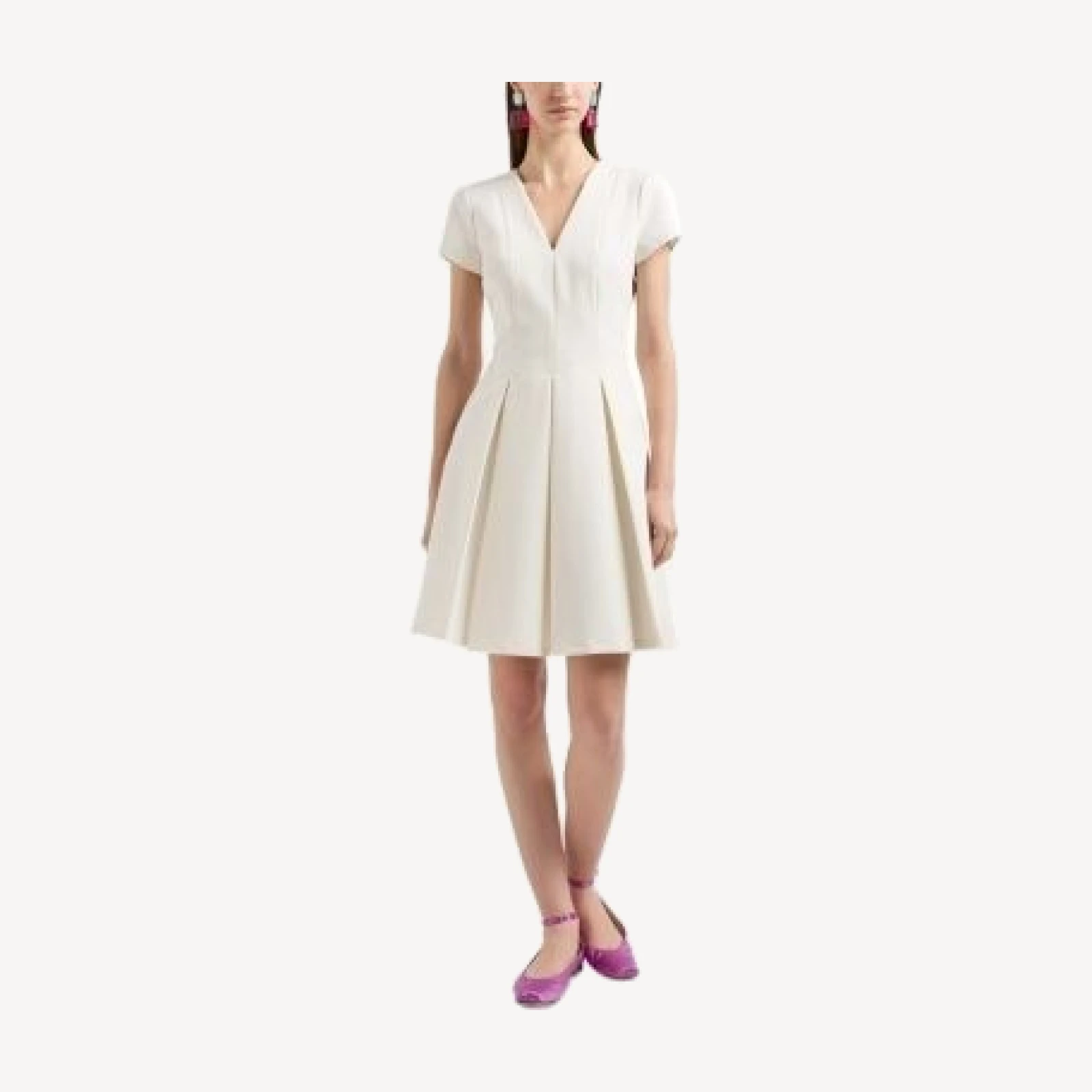 Emporio Armani Pleated Skirt Dress