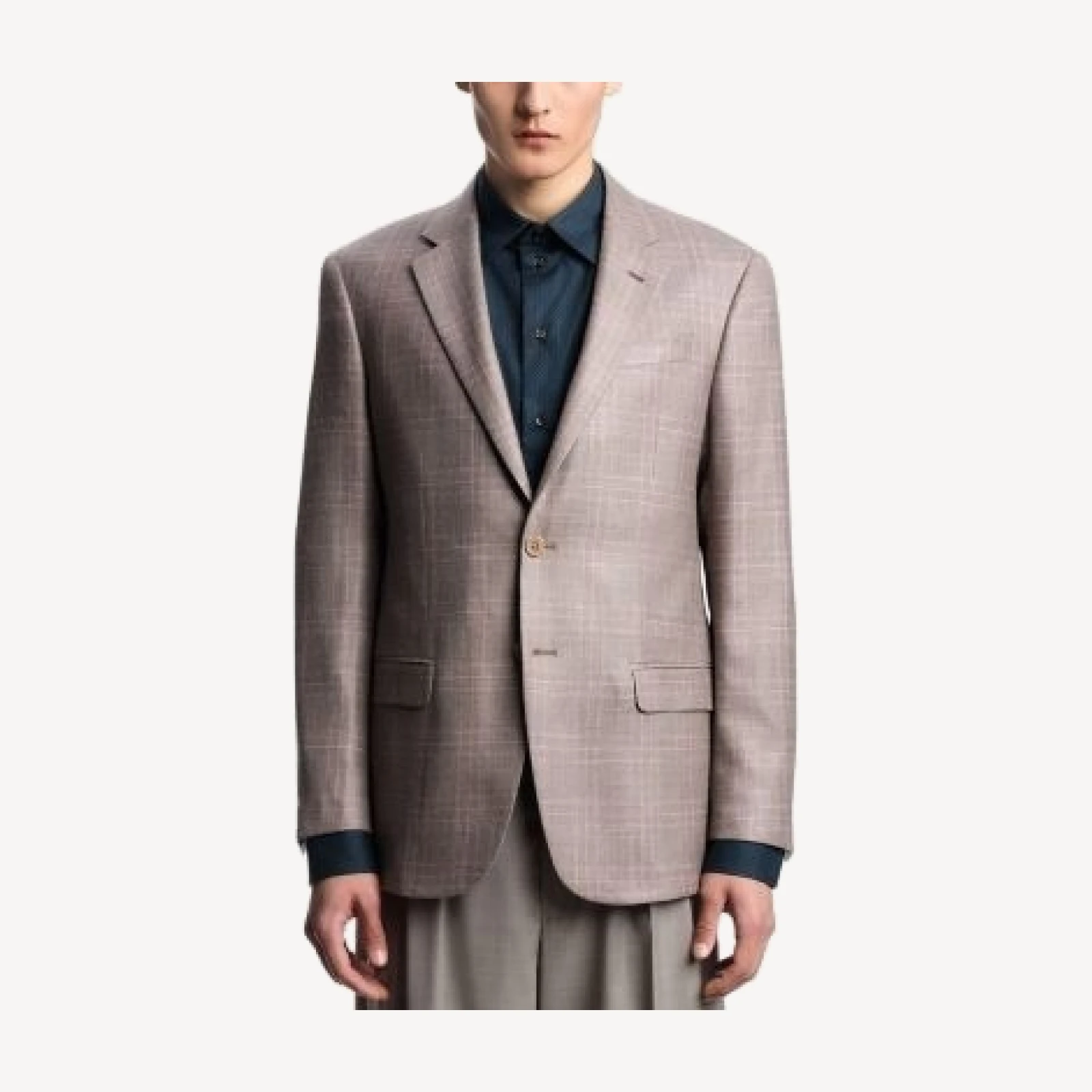 Emporio Armani Regular Fit Notch Lapel Blazer