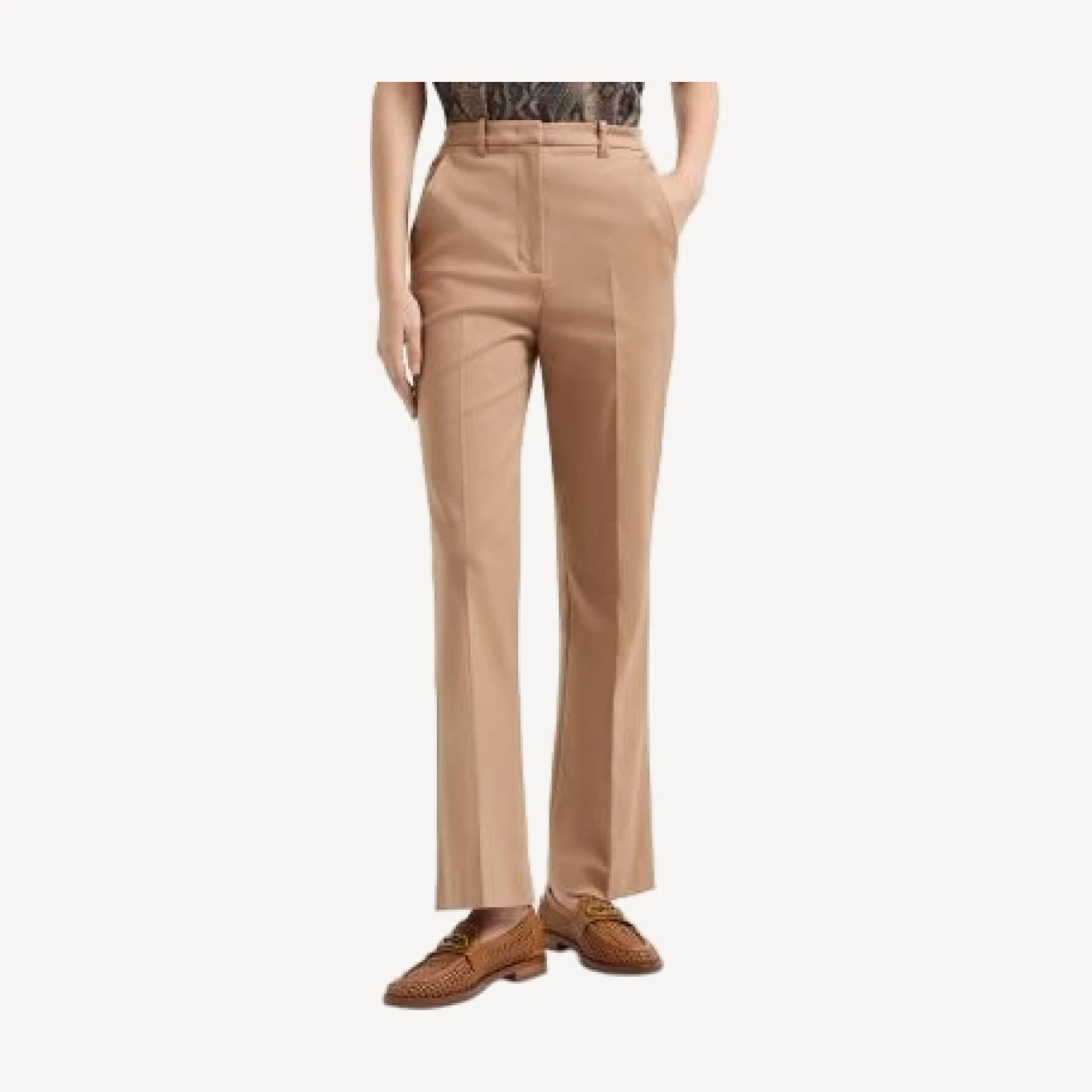 Emporio Armani Stretch Flare Leg Pants