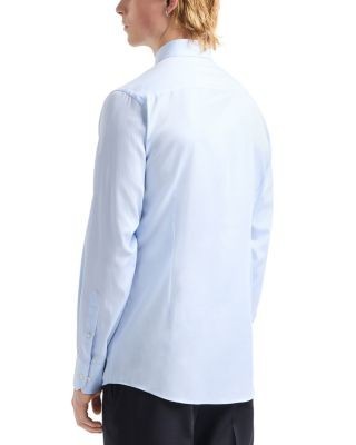 Emporio Armani New York Regular Fit Micro Chevron Dress Shirt