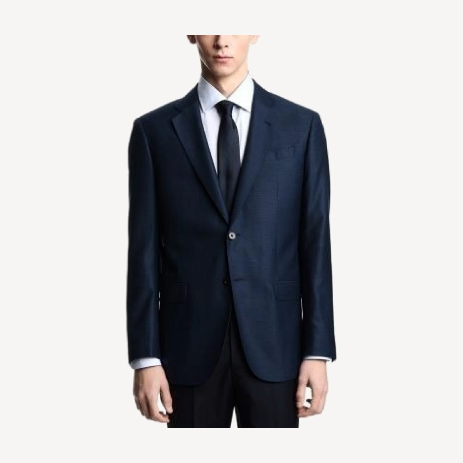 Emporio Armani Regular Fit Notch Lapel Blazer