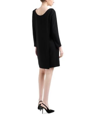 Emporio Armani Pleated Shoulder Techno Candy Sheath Dress