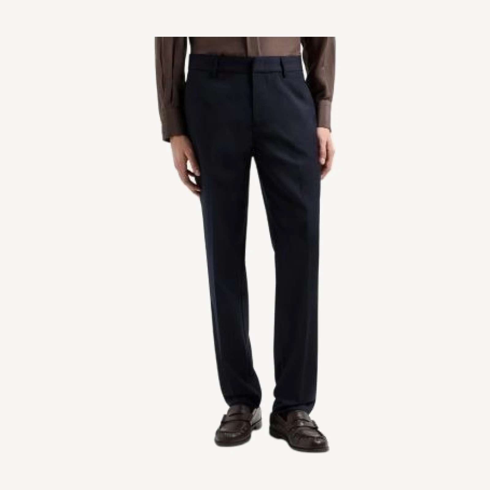 Emporio Armani Twill Suit Trousers