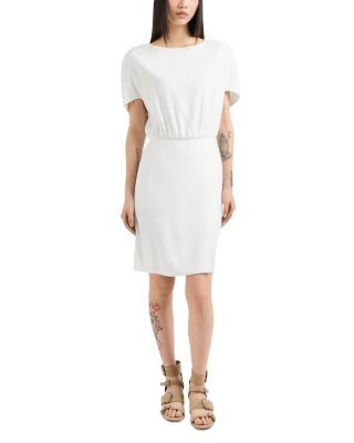 Emporio Armani Batwing Sleeve Techo Cady Dress