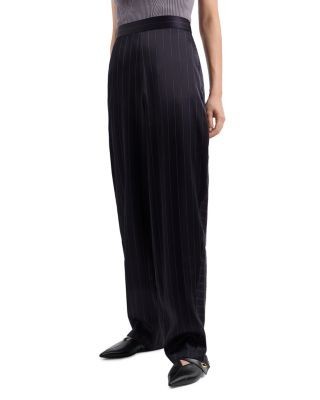 Emporio Armani Fluid Pinstripe Trousers