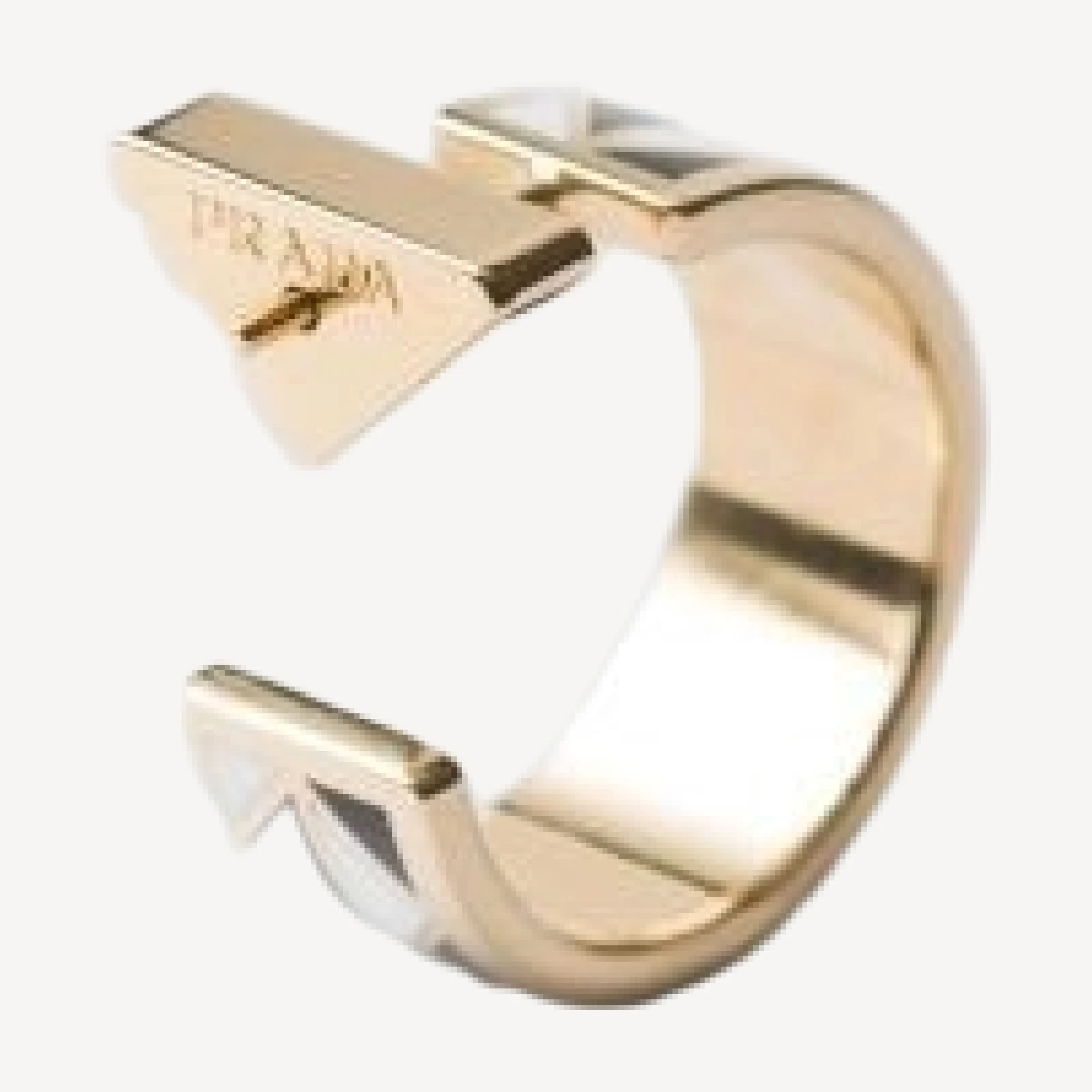 Prada Enameled Metal Earrings