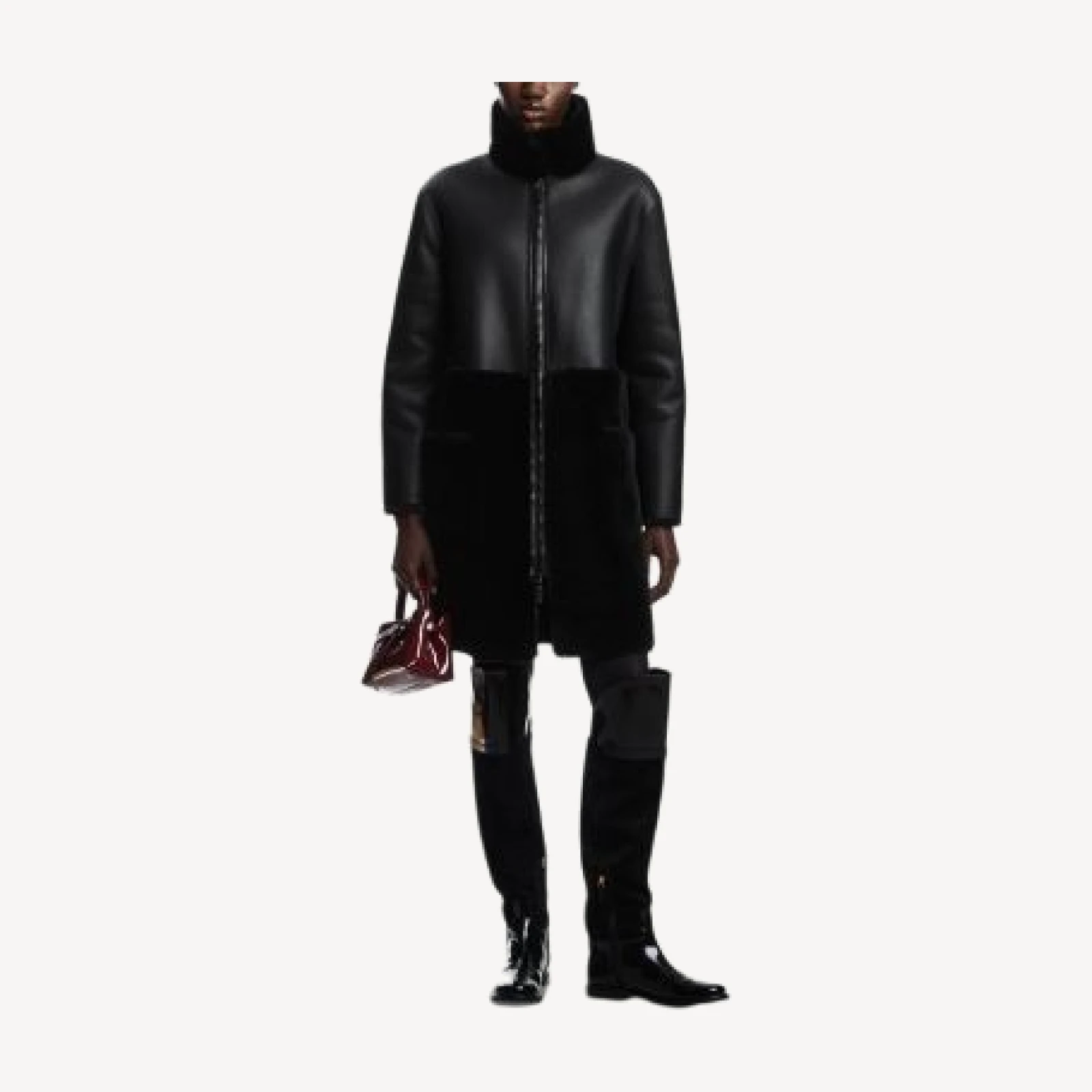 Emporio Armani Reversible Shearling Coat