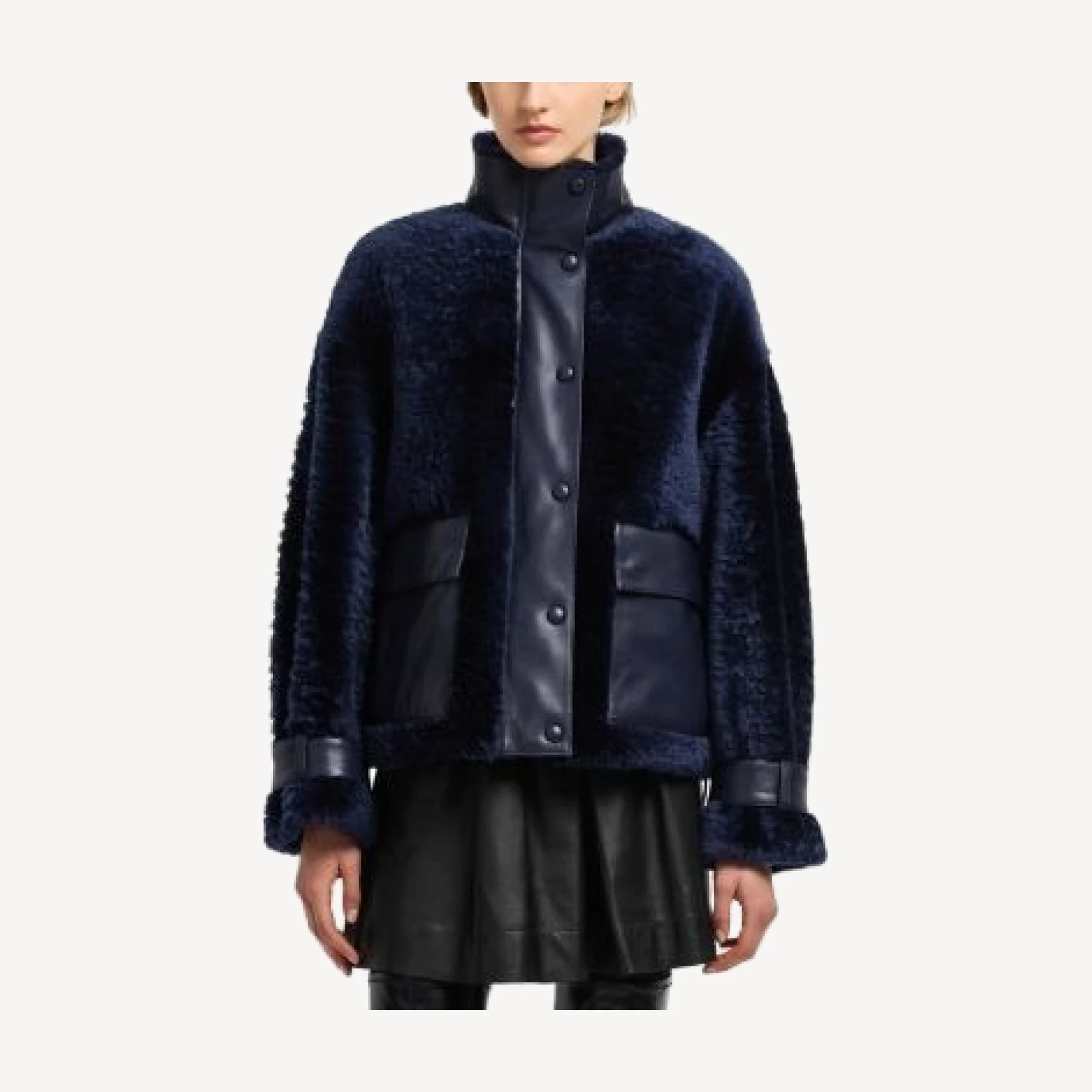 Emporio Armani Shearling Blouson Jacket