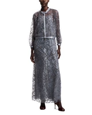 Emporio Armani Sequined Tulle Jacket
