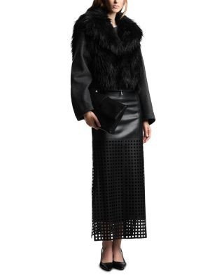 Emporio Armani Faux Fur Two In One Jacket
