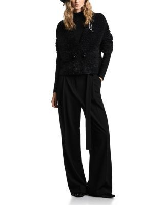 Emporio Armani Shimmer Rib Turtleneck Sweater