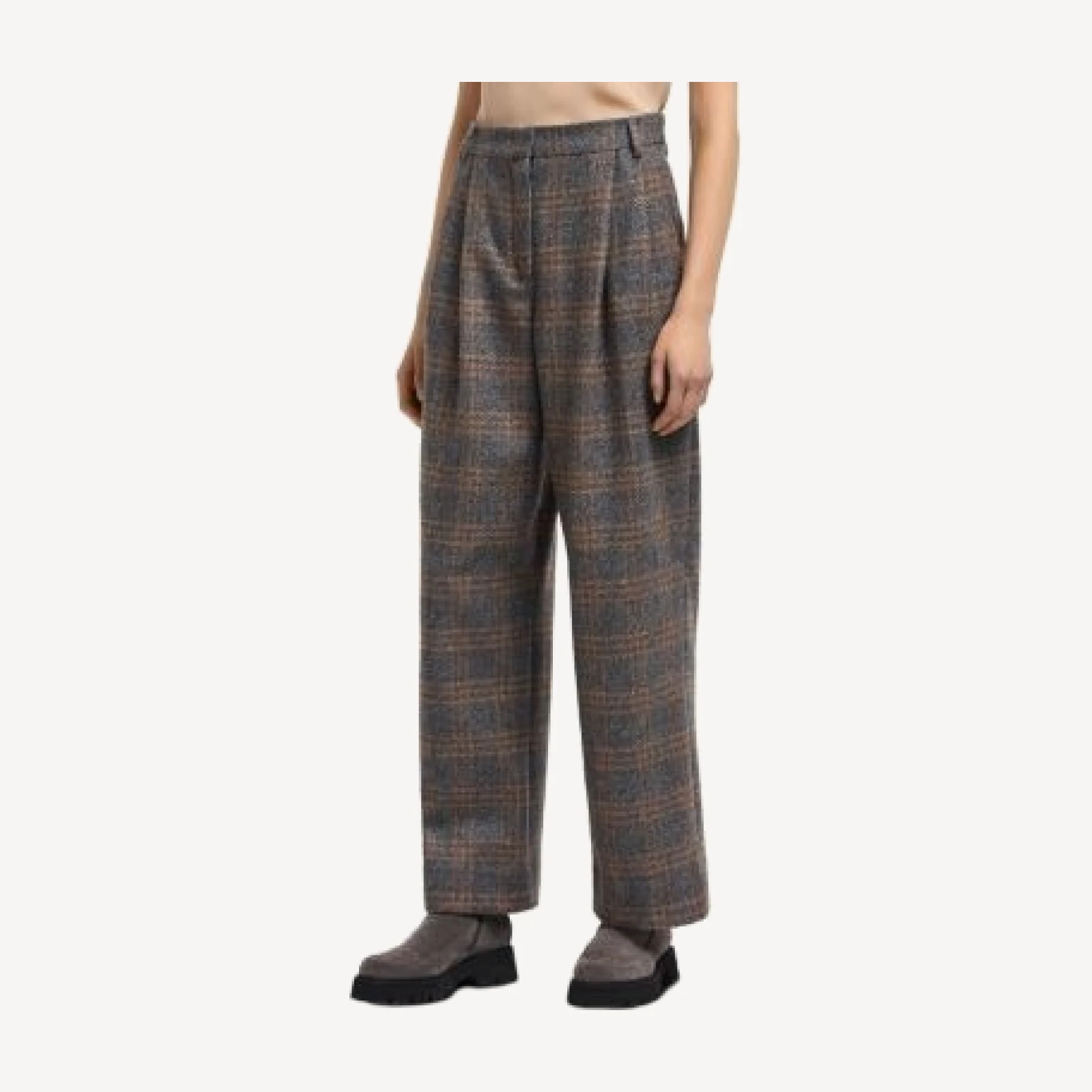 Emporio Armani Icon Checkered Trousers