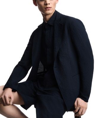 Emporio Armani Regular Fit Seersucker Blazer, photo 3