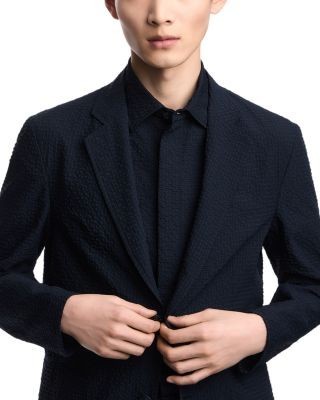 Emporio Armani Regular Fit Seersucker Blazer, photo 5