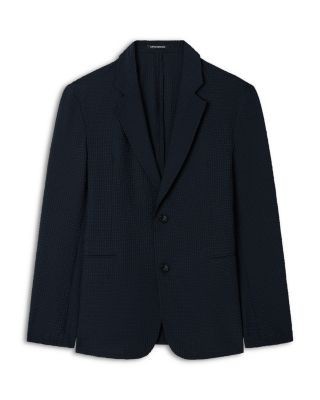 Emporio Armani Regular Fit Seersucker Blazer, photo 6