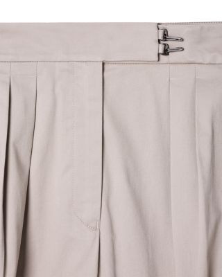 Emporio Armani Wide Leg Pleated Pants