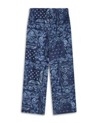 Emporio Armani Bandana Print Chambray Pants