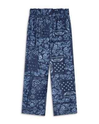 Emporio Armani Bandana Print Chambray Pants