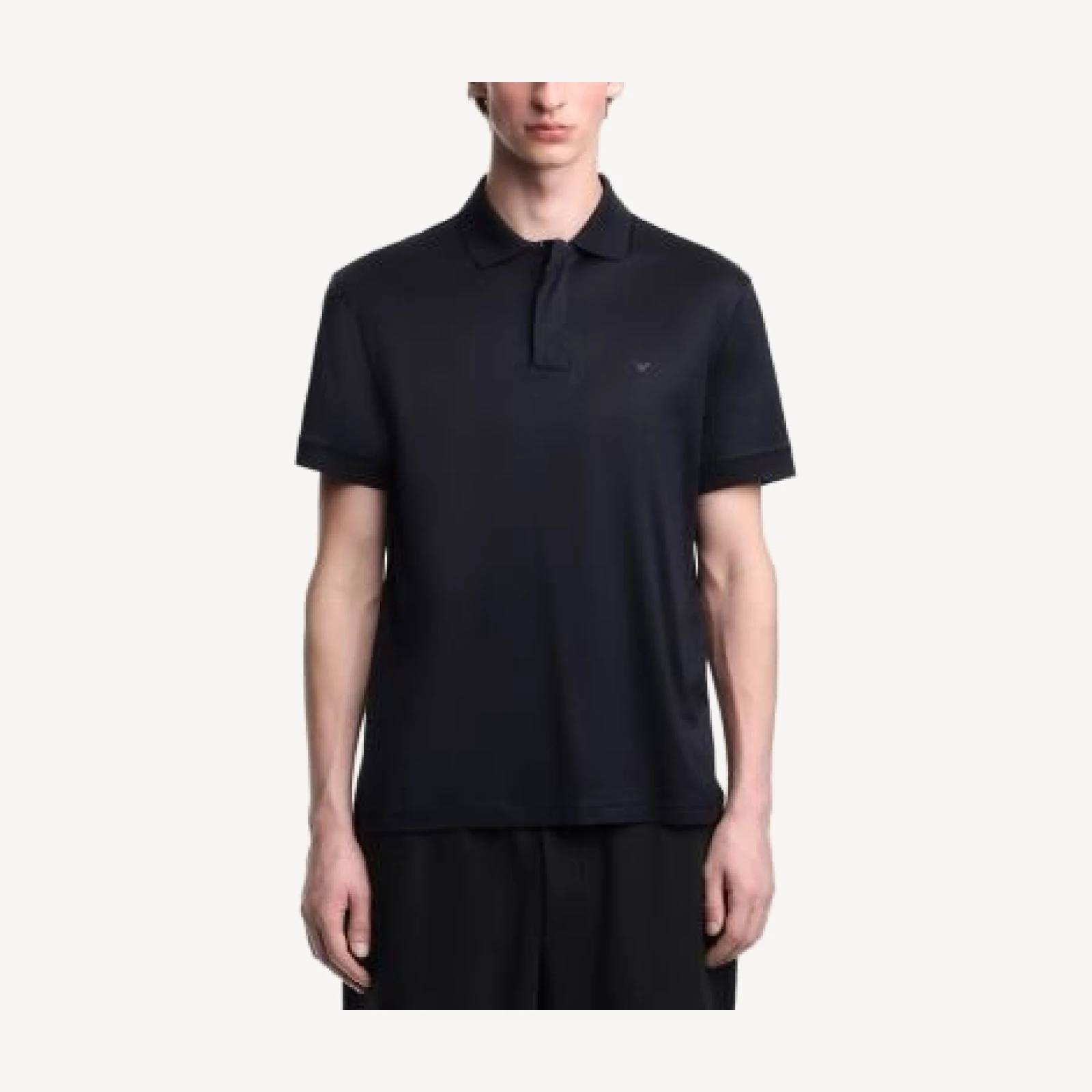 Emporio Armani Regular Fit Zip Polo Shirt