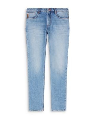 Emporio Armani Capsule J06 Slim Fit Jeans in Medium Blue Denim