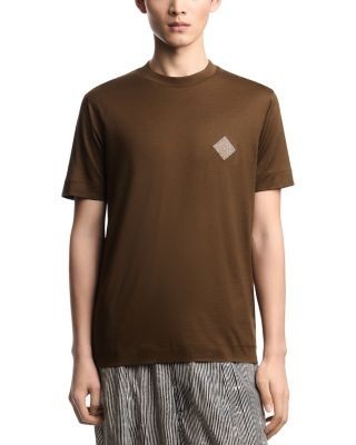 Emporio Armani Regular Fit Crewneck Logo T-Shirt