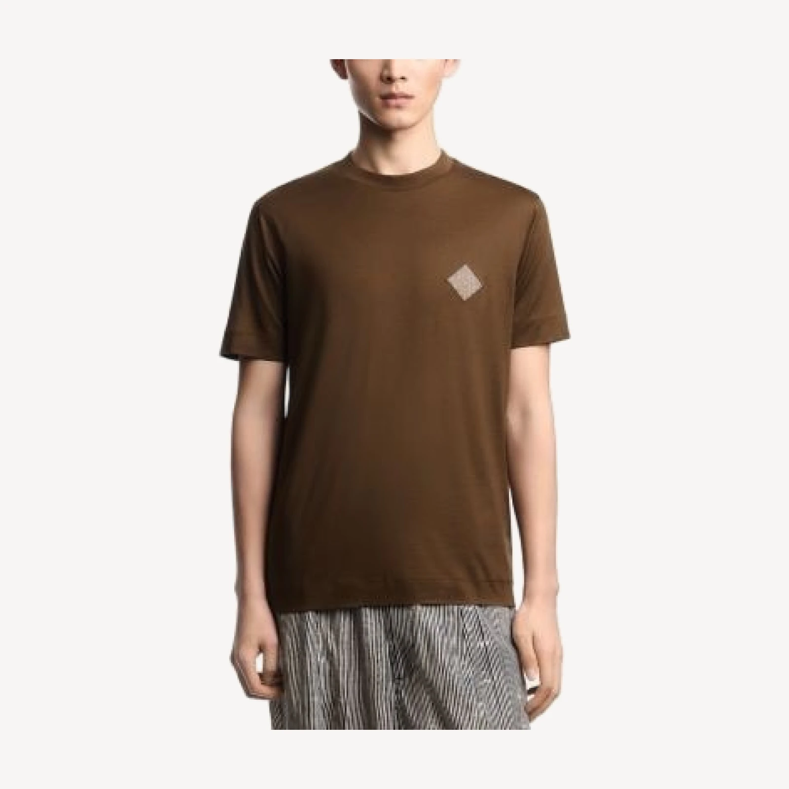 Emporio Armani Regular Fit Crewneck Logo T-Shirt