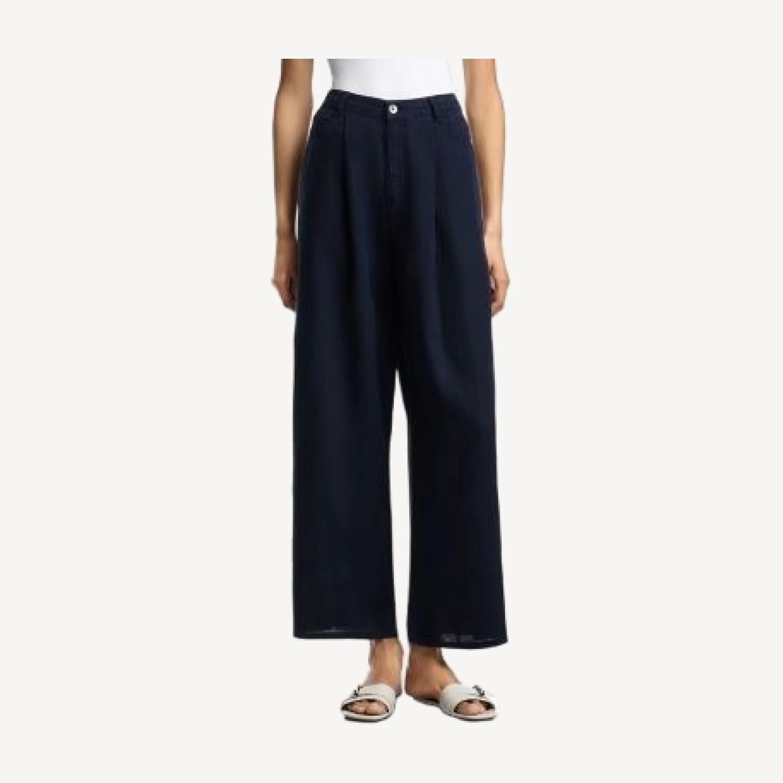 Emporio Armani Linen Balloon Pants