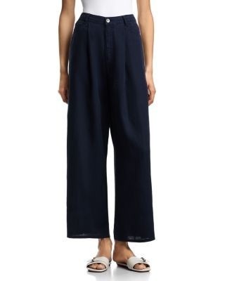Emporio Armani Linen Balloon Pants