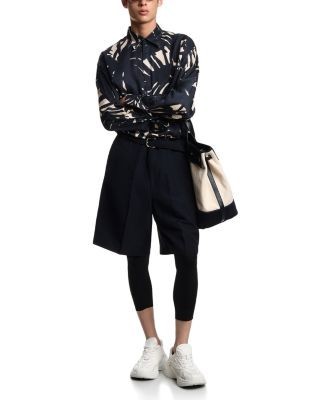 Emporio Armani Comfort Fit Leaf Print Shirt