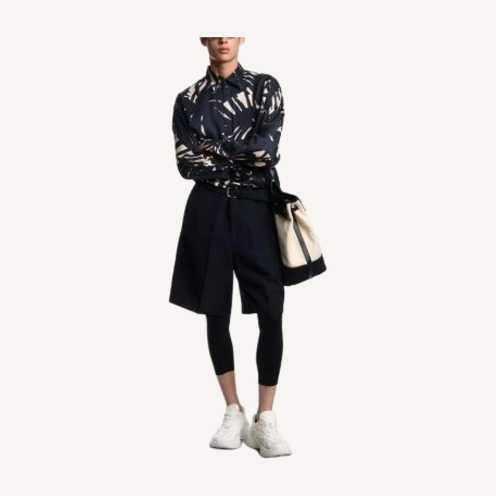 Emporio Armani Comfort Fit Leaf Print Shirt