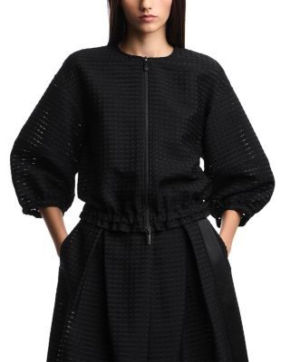 Emporio Armani Vichy 3D Jacquard Jacket