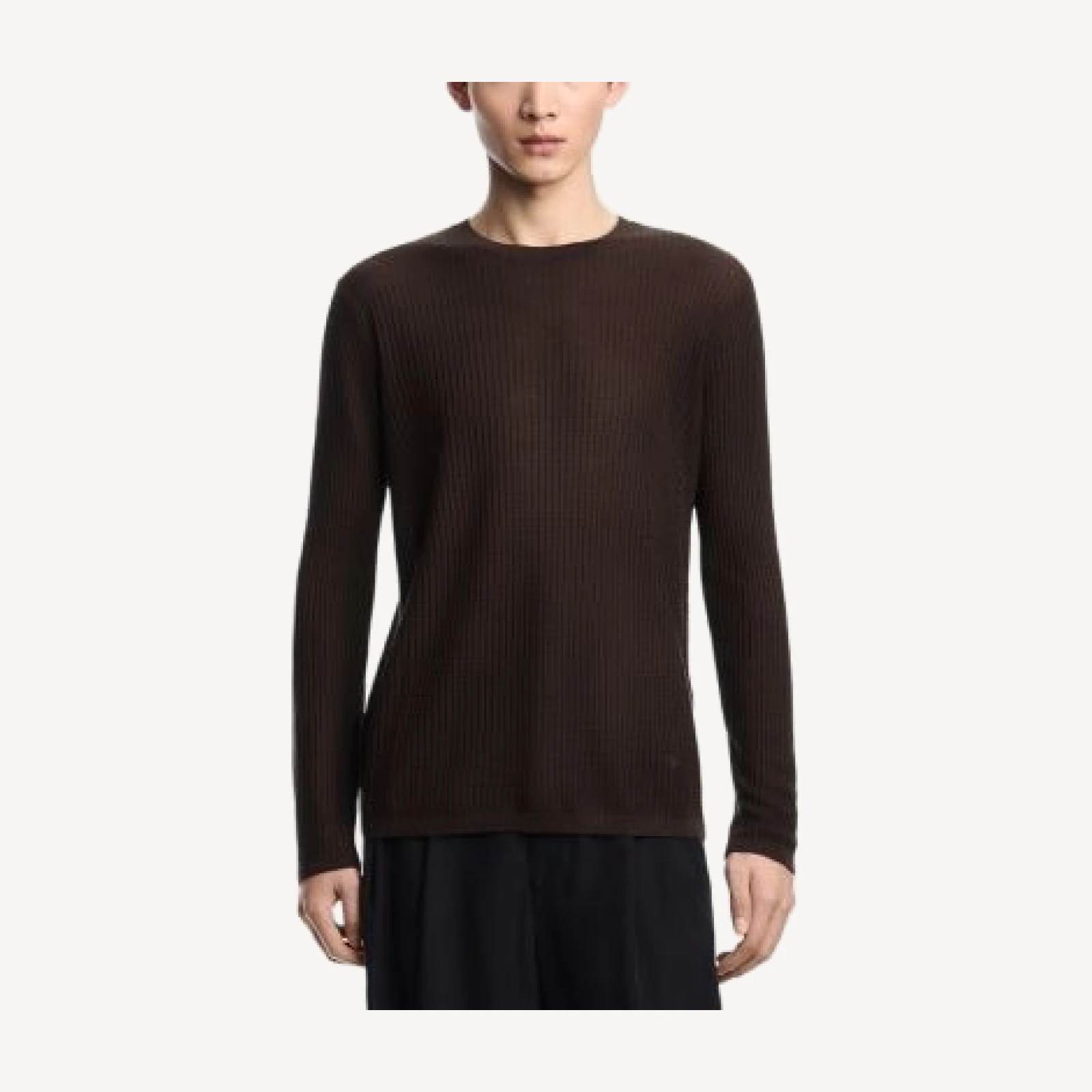 Emporio Armani Regular Fit Pullover Crewneck Sweater