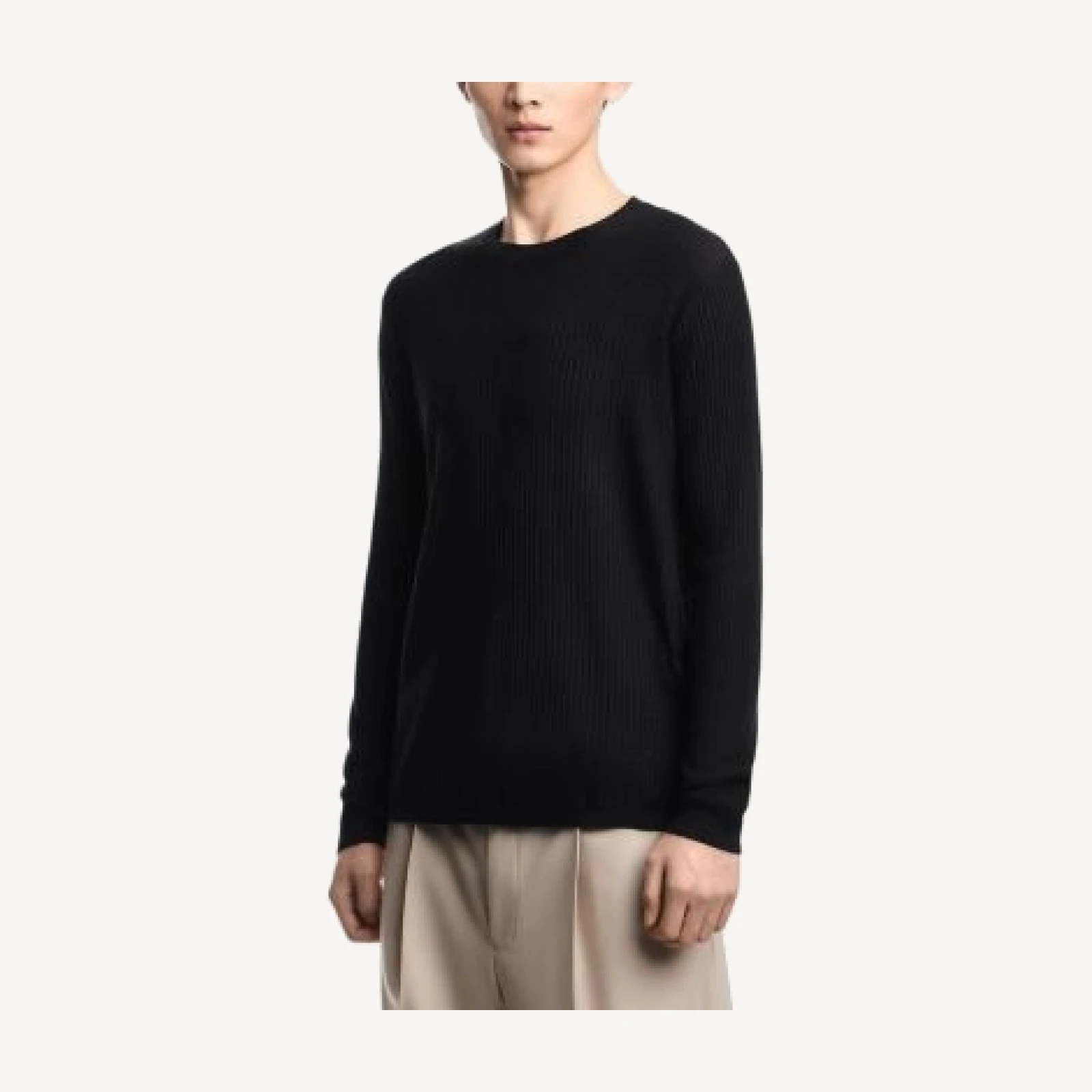Emporio Armani Regular Fit Pullover Crewneck Sweater