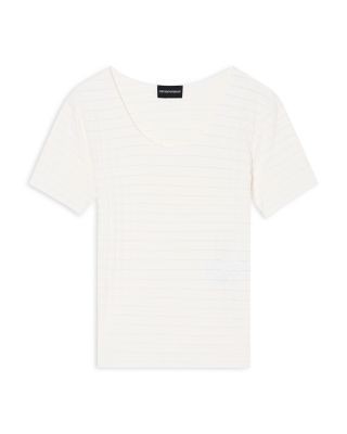 Emporio Armani Geometric Jacquard Top