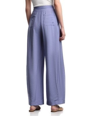 Emporio Armani Techno Rayon Wide Leg Trousers