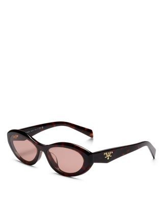 Prada Oval Sunglasses, 56mm