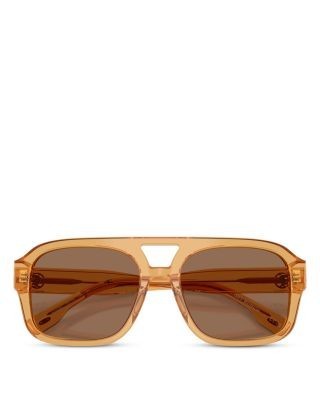 Tory Burch Aviator Sunglasses, 55mm