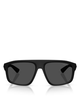 Prada Linea Rossa Rectangular Sunglasses, 59mm