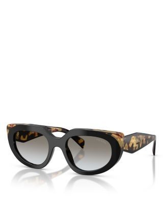 Prada Oval Sunglasses, 54mm