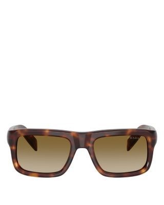 Prada Rectangular Sunglasses, 56mm