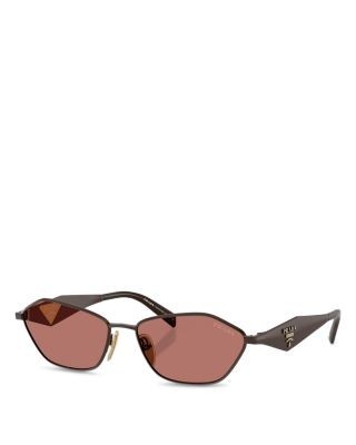 Prada Pr Oval Sunglasses, 57mm