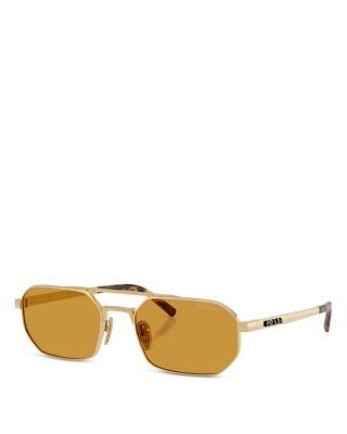 Prada Pr Rectangular Sunglasses, 55mm