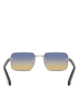 Prada Rectangular Sunglasses, 55mm