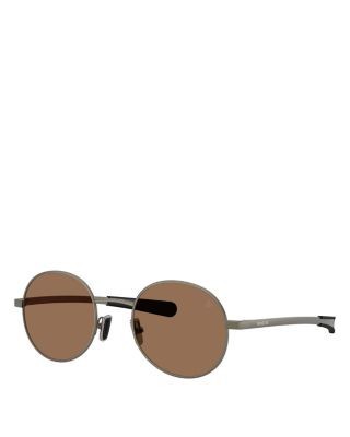 Moncler Centro Oval Sunglasses, 50mm
