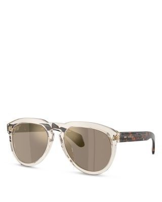 Moncler Isopleth Aviator Sunglasses, 56mm