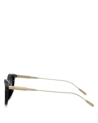 Moncler Lentis Round Sunglasses, 50mm